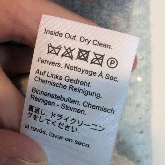 J Crew Gemstone Sweater in Supersoft Yarn, Charcoal Heather Grey, Size M - Picture 8 of 9